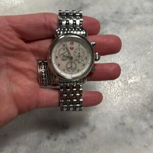 Michele Deco Stainless Steel Watch